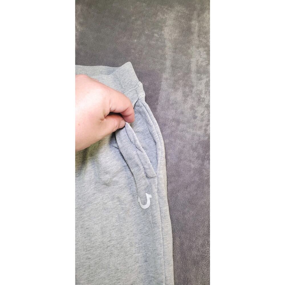 True Religion Jogger Pants Women's Sz L Gray Sweatpants Drawstring Pockets C16 - Picture 5 of 10